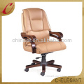 The latest popular high quality yellow leather office chair boss chair
